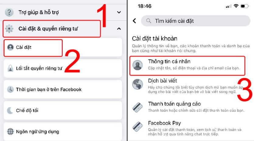 Khóa trang cá nhân Facebook trên điện thoại