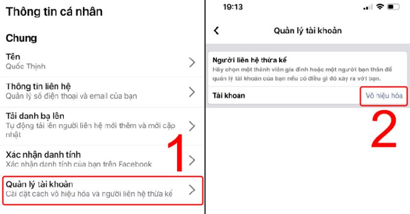 Khóa trang cá nhân Facebook trên điện thoại