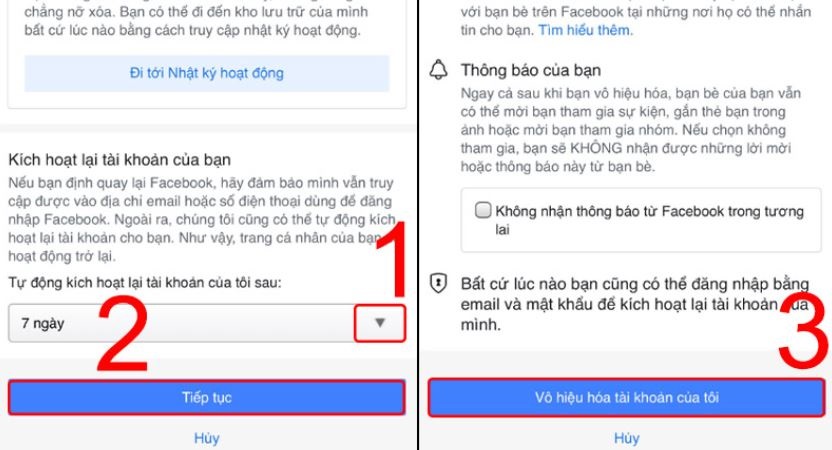 Khóa trang cá nhân Facebook trên điện thoại